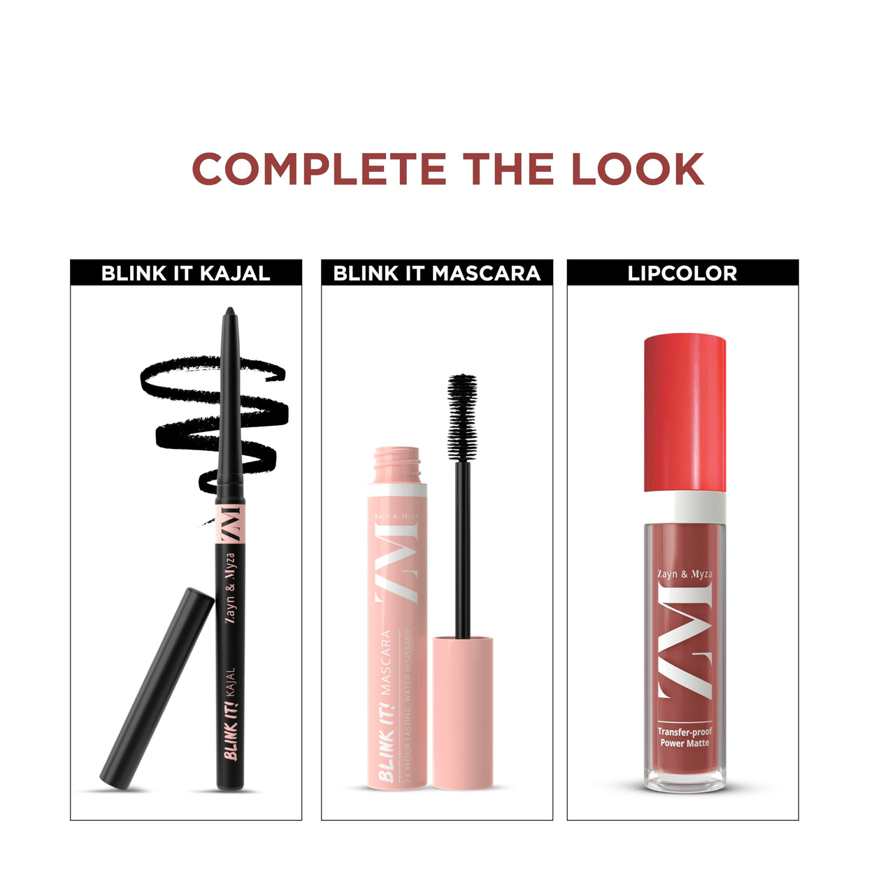 ZM Zayn & Myza Transfer-Proof Power Matte Finish, Liquid Lip Colour, 6 ml (Earthy Brown)