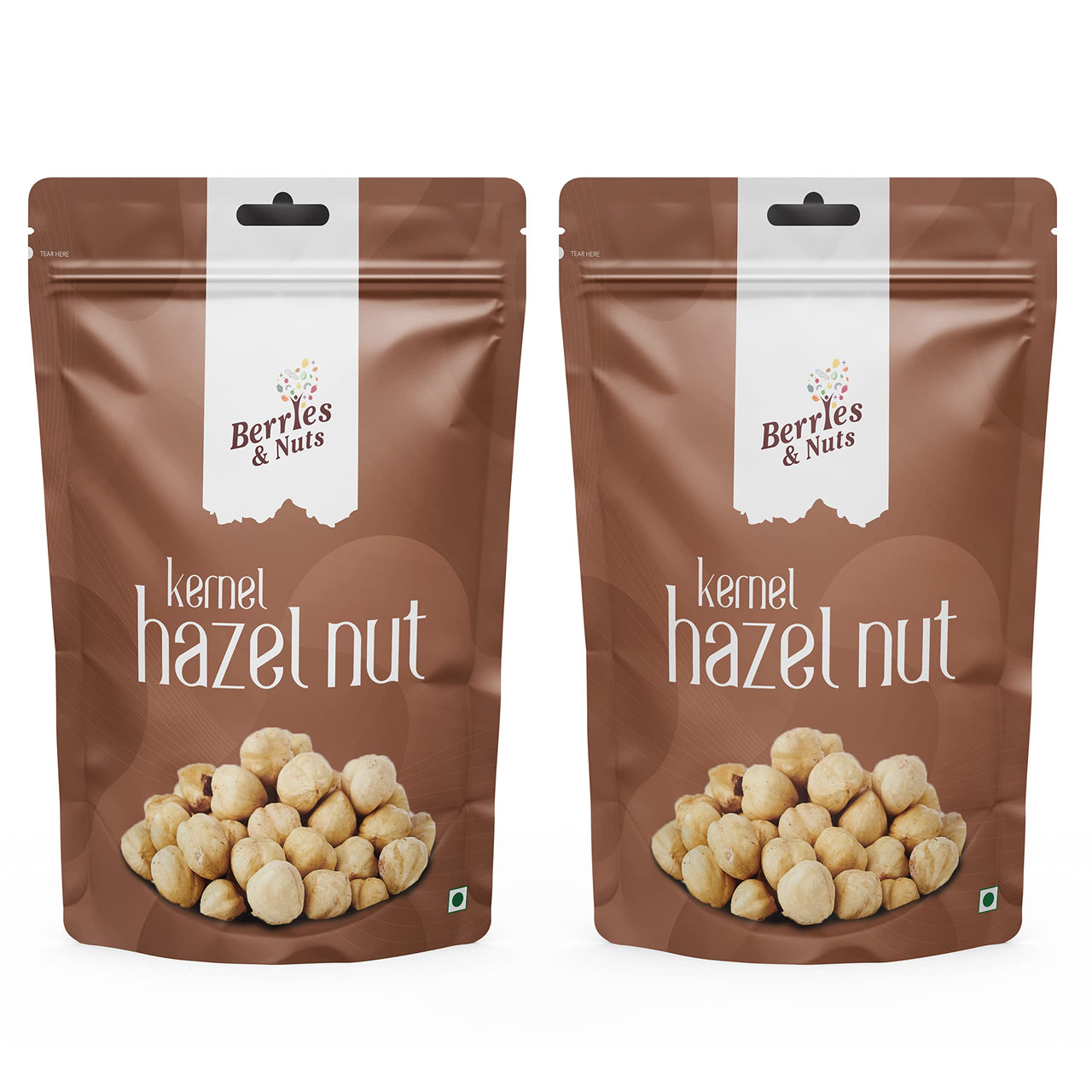 Berries And Nuts Jumbo Hazel Nuts 200 Grams Pouch | Hazel Nut Kernels | 1 Pack of 200 Grams