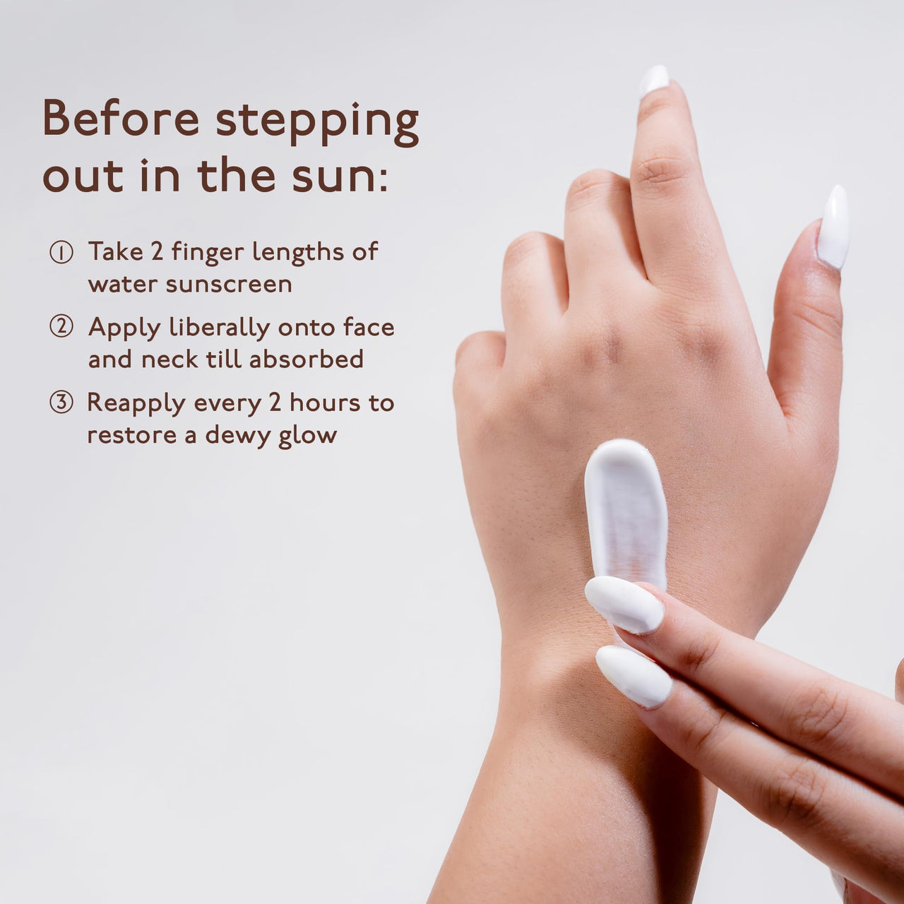 Asaya Aqua Dew Sunscreen SPF 50 PA+++ | UVA/B Light Protection | Blue Light Protect | Dewy | With Rice Extract | No White Cast | Prevents Tanning | Ultra Light Water Sunscreen | Water & Sweat Resistant | Fragrance-Free | For Even Toned & Glowing Skin | Fo