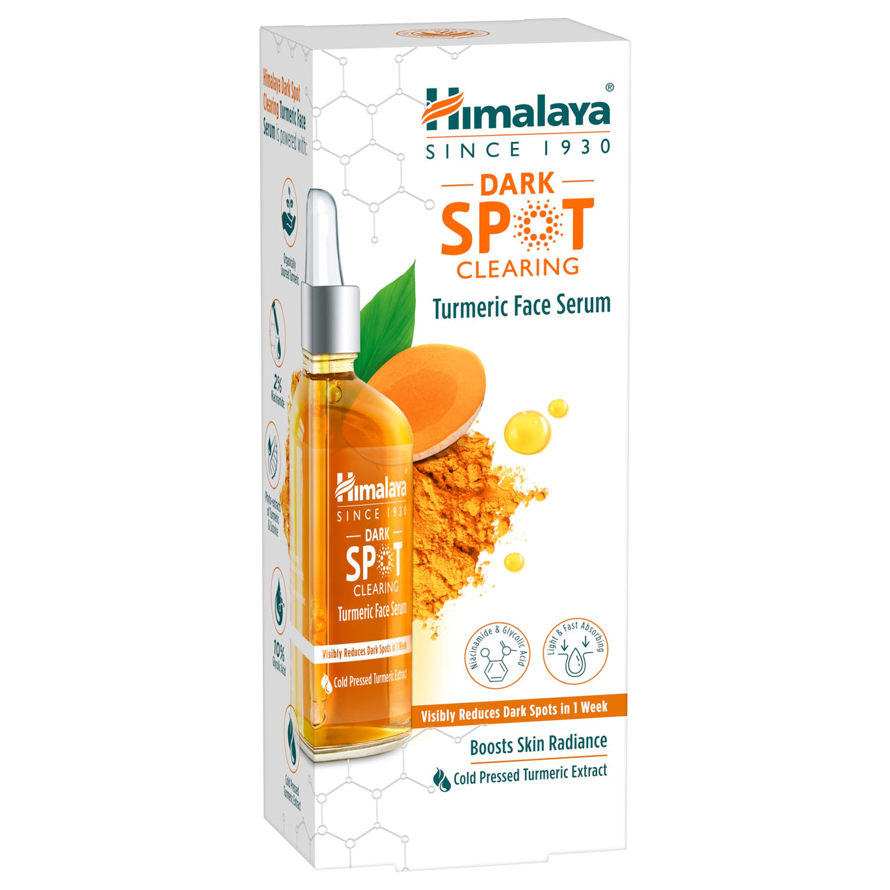 Himalaya Dark Spot Clearing Turmeric Face Wash, 100ml, Himalaya Dark Spot Clearing Turmeric Face Serum, 30ml