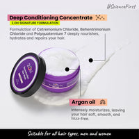 2.Oh! Italian Reconstruction Hair Mask for Frizzy Hair | Hair Mask for Damaged Hair with Deep Conditioning Concentrate | Repair Mask for Dry Hair | Argan Oil Hair Spa Cream for Women and Men