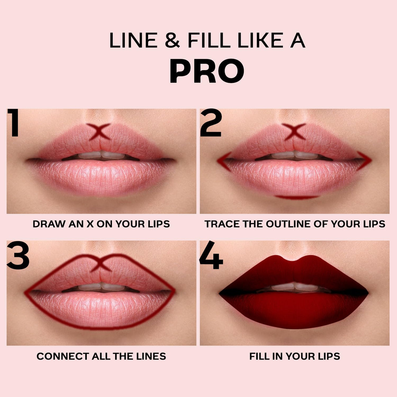 FACES CANADA Ultime Pro Lip Definer - Wine 14, 0.35g | Rich & Creamy Texture | Matte Finish | Fuller & Brighter Lips | Easily Blendable | Highly Pigmented | Waterproof & Smudgeproof