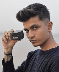 Dasher Cream Pomade For Men's Hair, Medium Hold & Medium Shine Puck, Flexible Hold & Water-Based, Texturizes Hair, With Avocado Oil & Biotin (100g)