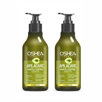 Oshea Herbals Amlacare Hairfall Control Shampoo for Men & Women | Strengthens Hair, Reduces Hairfall & Dandruff | Enriched with Aloe Vera & Amla Extracts - 300 ml (Pack of 2)