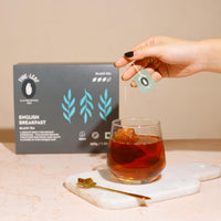 Luxmi Estates - Fine Leaf English Breakfast Black Tea | High Caffeine - Strong, Robust, Double Chamber Stapleless Blend of Assam & Darjeeling Tea |100 Tea Bags * 2g | 200 gm