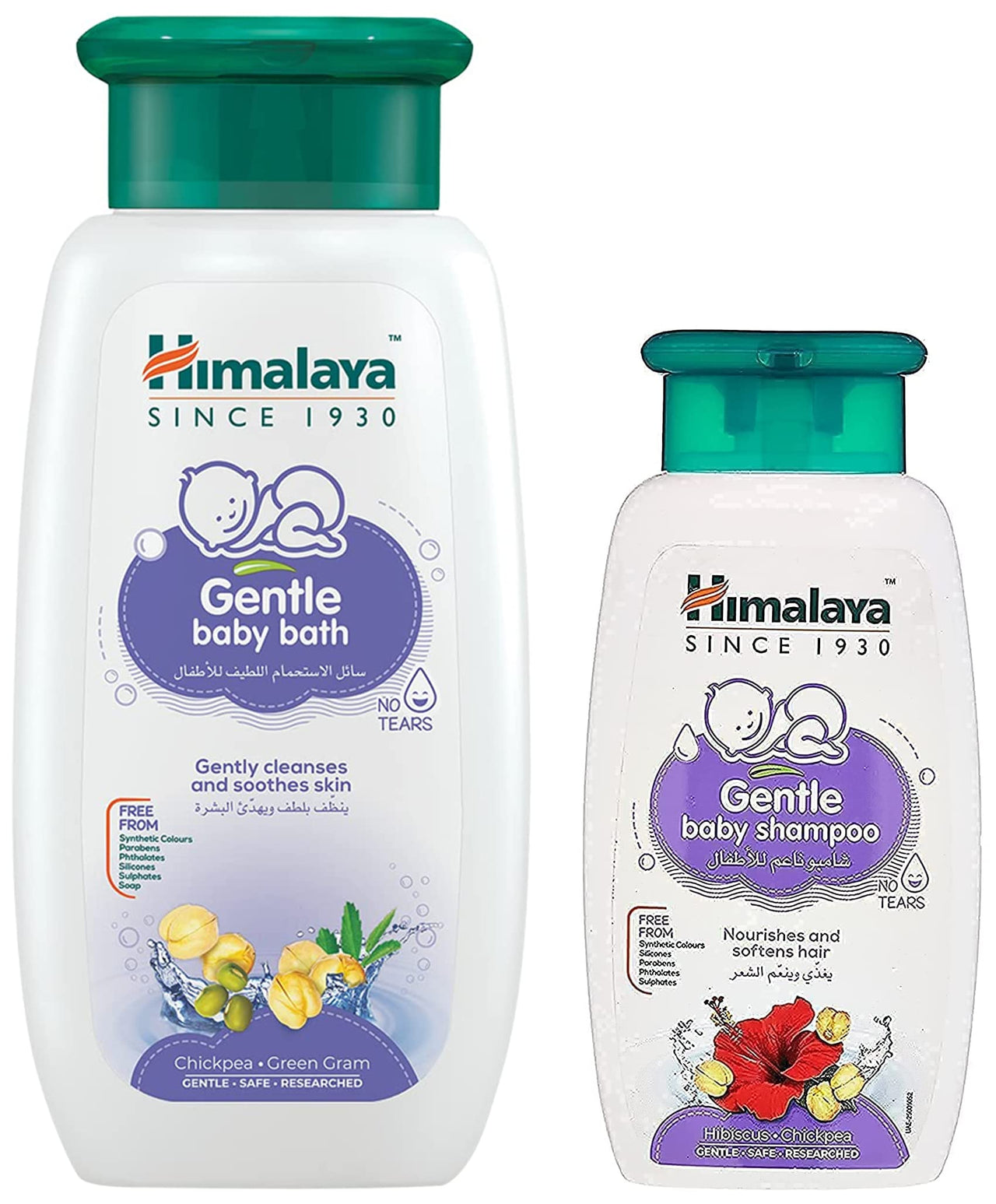 Himalaya Gentle Baby Wash (400ml) & Gentle Baby Shampoo (200ml)