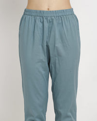 Rajnandini Women's  Multicolor Coloured Pure Cambric Cotton Floral Embroidered Kurta Set With Dupatta