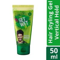 Set Wet Hair Gel Wet Look (50ml Tube) & Hair Gel Vertical Hold (50ml Tube) Combo