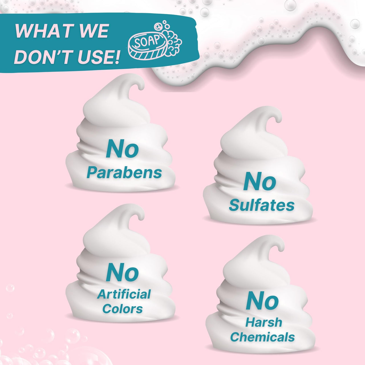 Healthbest Milk Soap For Kids | Anti-Bacterial | Normal Skin, Sensitive Skin & Dry Skin | Tear free | (Pack of 3)