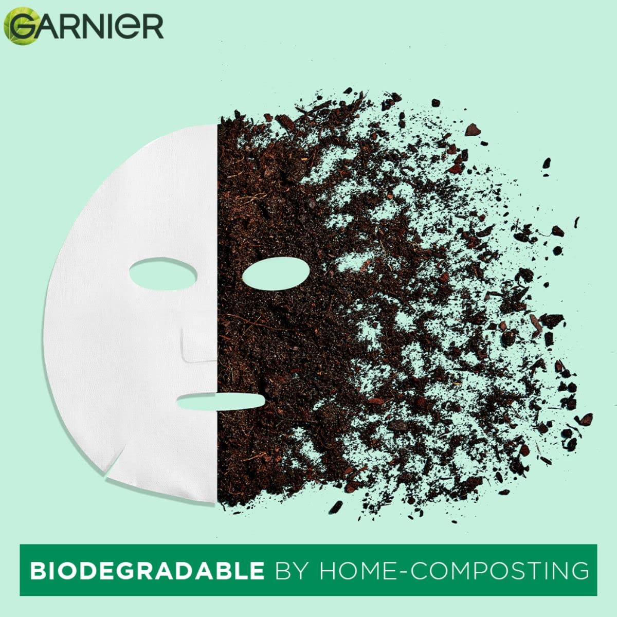 Garnier Skin Naturals, Serum Mask, Purifying & Pore Reducing, Hydra Bomb Green Tea Mask, 1 pc, 28g