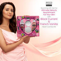 Bryan & Candy Black Currant And French Vanilla Heart Combo Kit Women's Day Gift Set For Women and Men