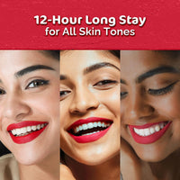 Mamaearth Moisture Matte Longstay Lipstick - Raspberry Scarlet, 2 gm