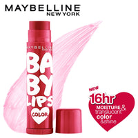 Maybelline New York Baby Lips Lip Balm, Berry Crush, 4g & Maybelline New York Baby Lips Pink Lolita & Baby Lips Cherry Kiss Lip Balm, Pink, Red, 31.2 g (Pack of 2)