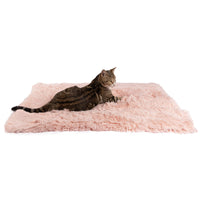 Best Friends by Sheri Calming Shag Fur Pet Throw Blanket, Cotton Candy Pink, 30