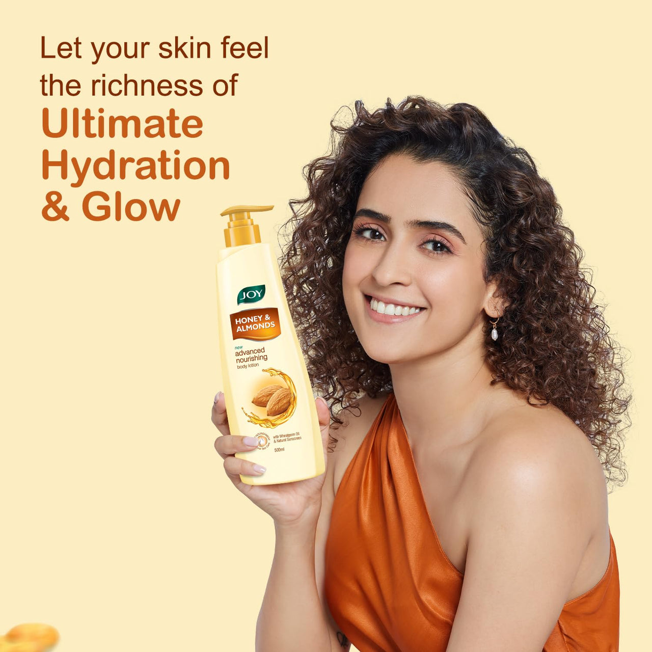 Joy Honey Almond Value Combo With Body Lotion (500ml) & Skin Cold Cream (200ml) For Complete Nourishment | Moisturization for All Skin Types, Gender & Weather - Combo pack of 2, 700ml
