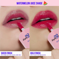 Blue Heaven Blush & Juicy Lip & Cheek Tint Infused with Pomegranate & Strawberry Extract | Multipurpose 3 in 1 Lip Tint | Long Lasting, Water Proof & Hydrating Liquid Blush, Watermelon Juice, 9ml
