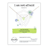 SoulKu Empowering Necklace, Empowering Jewelry With Healing Crystal, Inspirational Necklace For Strong Women, Mom & Sister, 16