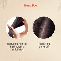 Vedix Customised Ayurvedic Hair Oil | Saha Bhringraj Booster Oil | For Hair Growth And Thick Hair | With Bhringraj And Sesame - 10ml