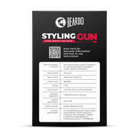 BEARDO Styling Gun Ultra Compact Hair Dryer | 1100 Watts Foldable Hair Dryer | 3 Heat 2 Speed Setting | Hair Dryer For Men | Travel Friendly | Stylish Matte Black Finish | Gift For Brother | Gift For Friends | Gift for Husband