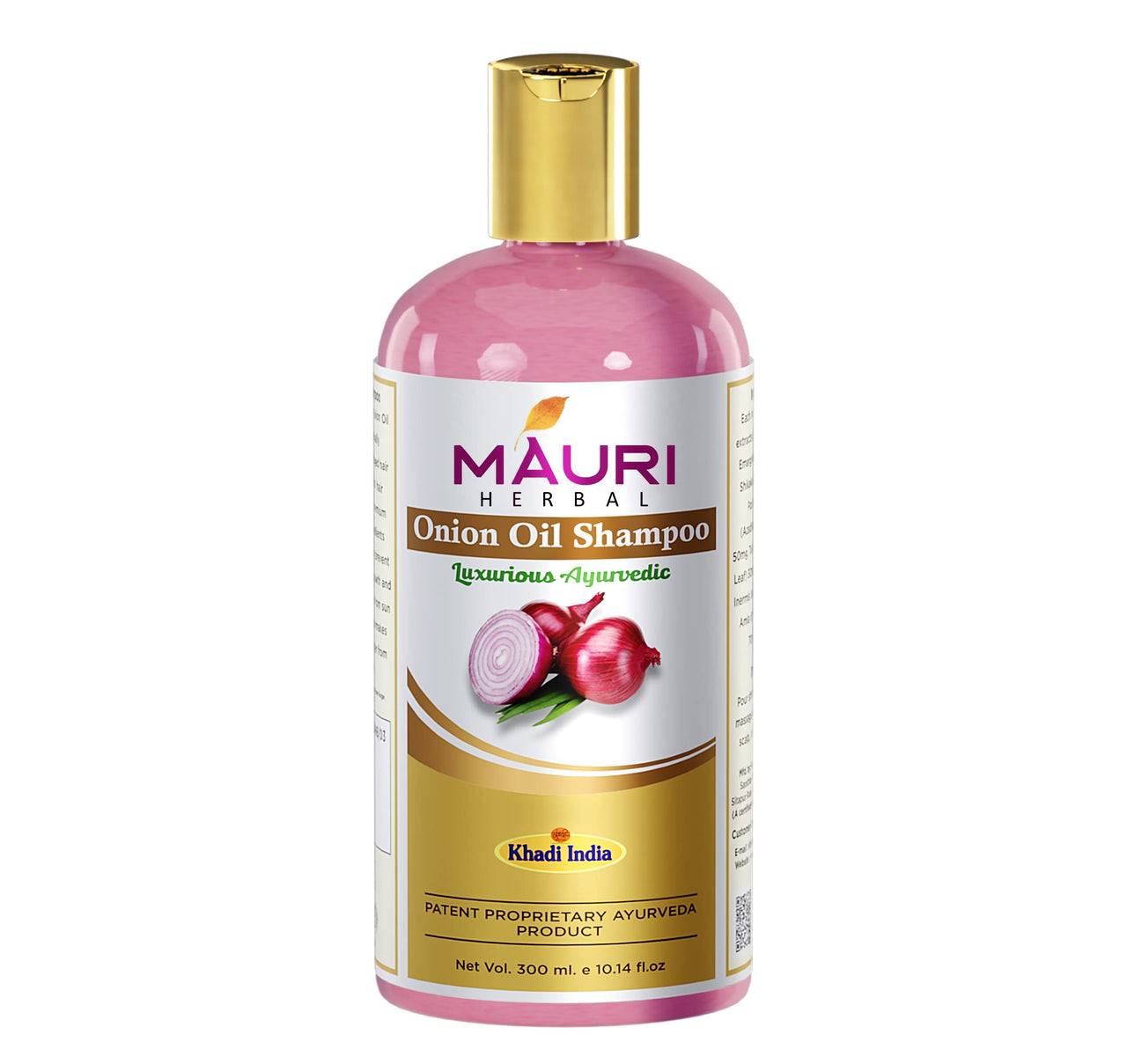 Khadi Mauri Herbal Onion Oil Shampoo 300 ml