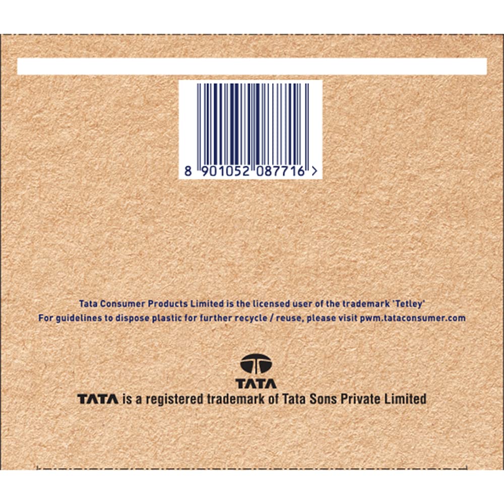 Tetley | Elaichi Flavoured Chai | Black Tea | 50 Tea Bags, 100 Grams (Pack of 2)