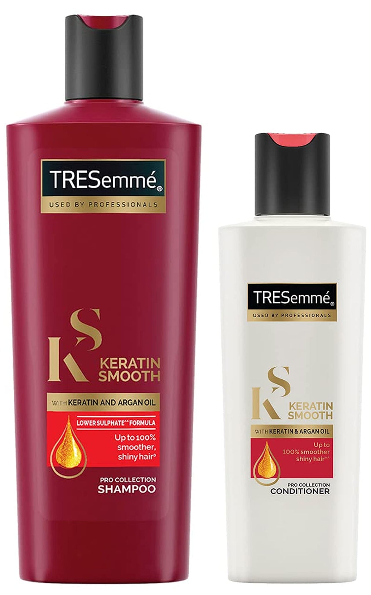 Tresemme Keratin Smooth Shampoo, 185 Ml & Keratin Smooth Conditioner, 80 Ml