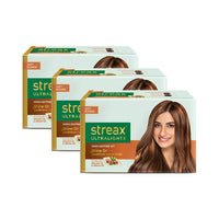 Streax Ultralights Hair Color Highlighting Kit for Women & Men, 60ml (Pack of 3) | Gem Collection - Soft Blonde| Contains Walnut & Argan Oil | Shine On Conditioner | Longer Lasting Highlights