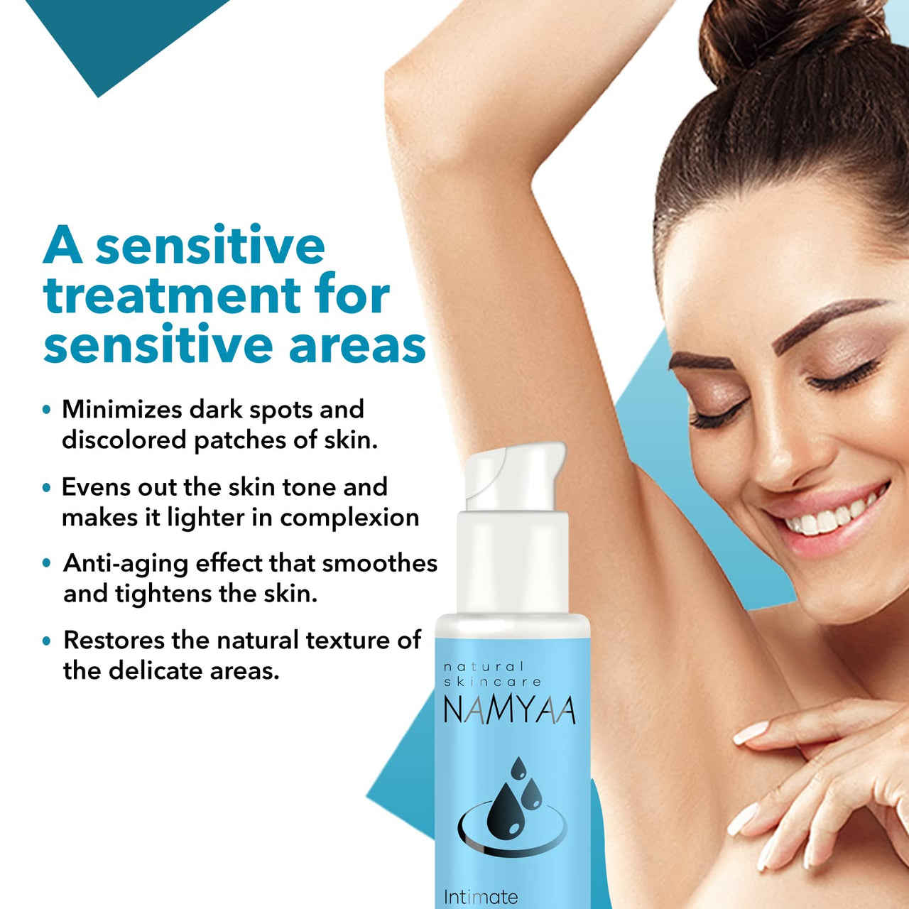 Namyaa Intimate Lightening Serum For Sensitive Skin Of Underarms And Bikini Area, 100G