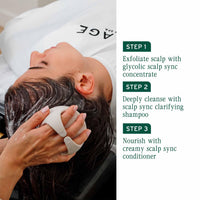Biolage Scalp Sync Clarifying Shampoo, Soothed and Hydrated Scalp for up to 72 hours*, Enriched with Fermented Tea & Glycolic Acid, for Men and Women, Deep Scalp Treatment, Vegan & Cruelty-Free