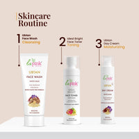 La Pink Ubtan Face Wash | Gently Exfoliates & Brightens Skin | Removes Tan, Dirt & Impurities | With Walnut Beads, Kesar, Sandalwood & White Haldi | Soap-Free & 100% Microplastic-Free | All Skin Types | 100ml