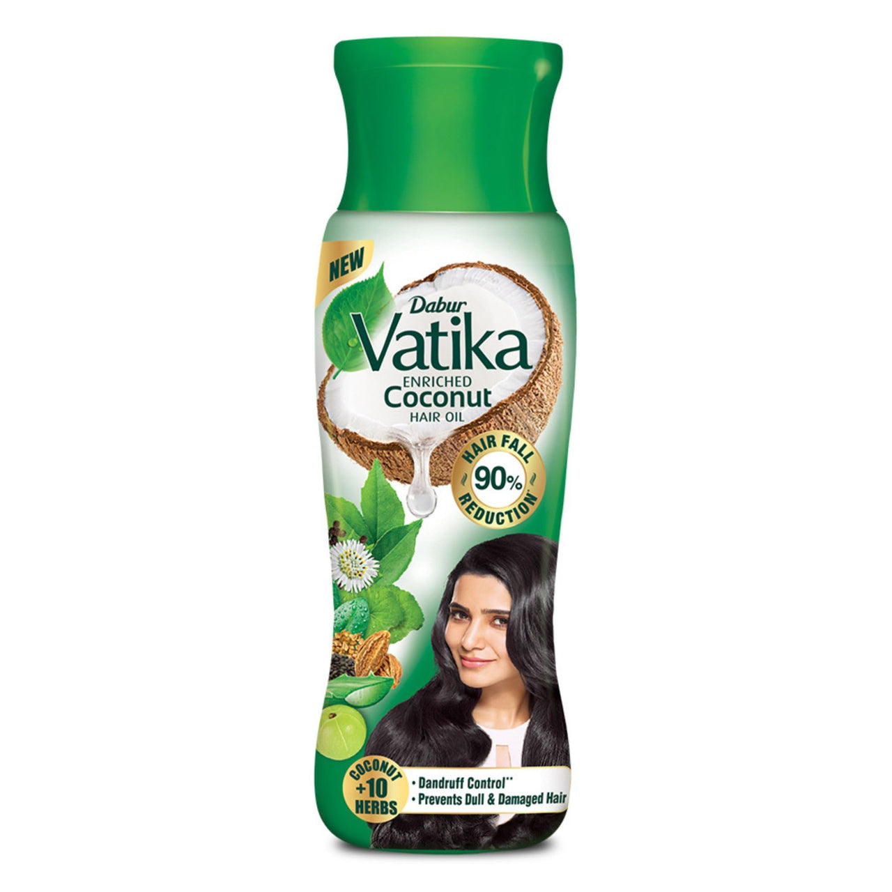 Vatika Enriched Coconut Hair Oil , 450 ml - Clinically Tested to Reduce 50% Hairfall in 4 Weeks