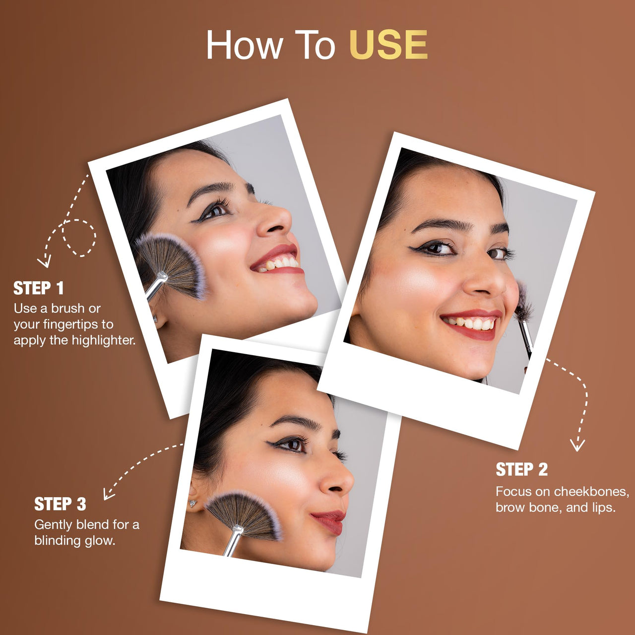 Hilary Rhoda Flash Glow Shine Highlighter | Rich Colour Payoff | Superfine Particles | 3D Reflective Glow | Blends Flawlessly -7g (Rose Shine -Shade 02)