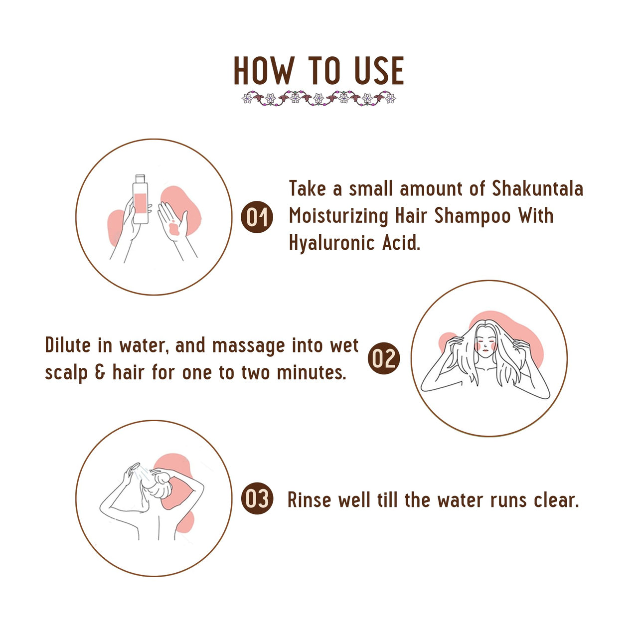 Avimee Herbal Shakuntala Moisturizing Hair Shampoo With Hyaluronic Acid | 24 Hrs Deep Hydration & Nourishment, Repairs Dry & Damaged Hair | For Men & Women | 200 mL