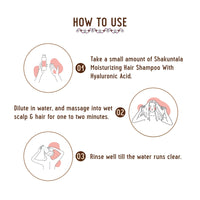 Avimee Herbal Shakuntala Moisturizing Hair Shampoo With Hyaluronic Acid | 24 Hrs Deep Hydration & Nourishment, Repairs Dry & Damaged Hair | For Men & Women | 200 mL