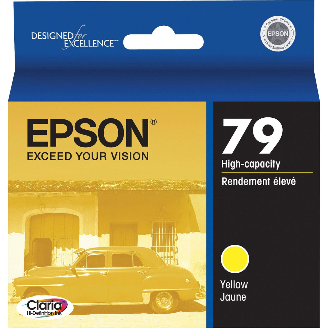 EPSON 79 Claria Hi-Definition Ink Standard Capacity Yellow Cartridge (T079420) Works with Artisan 1430, Stylus Photo 1400