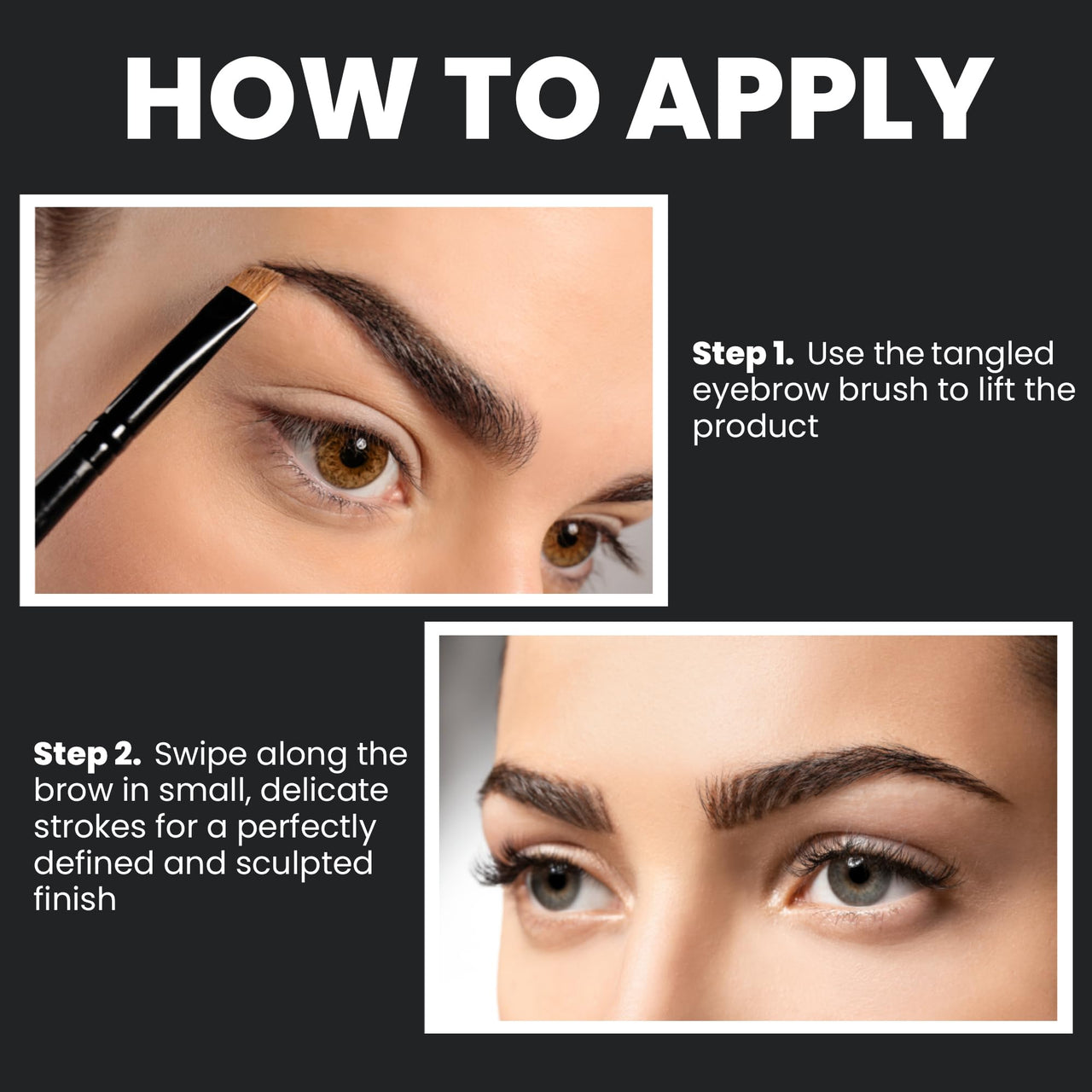 Seven Seas The Way Eye Want Eyebrow Palette | Travel Friendly | Easily Blendable | With Dual Ended Eyebrow Brush and Sponge (Shade-01, 11.5g)