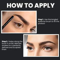 Seven Seas The Way Eye Want Eyebrow Palette | Travel Friendly | Easily Blendable | With Dual Ended Eyebrow Brush and Sponge (Shade-01, 11.5g)