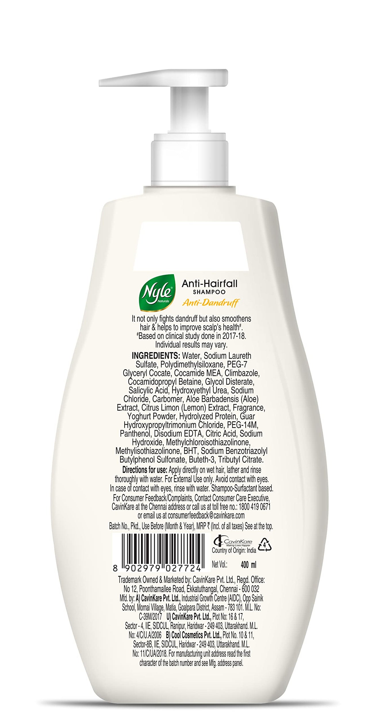 Nyle Anti-Dandruf Shampoo, 400ml