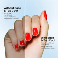 Bolt Bee No Wipe Base Coat,15ml for Gel Nail Polish Soak Off LED Nail Lamp Gel Base Coat Upgraded Formula Long-Lasting DIY Home and Nail Salon
