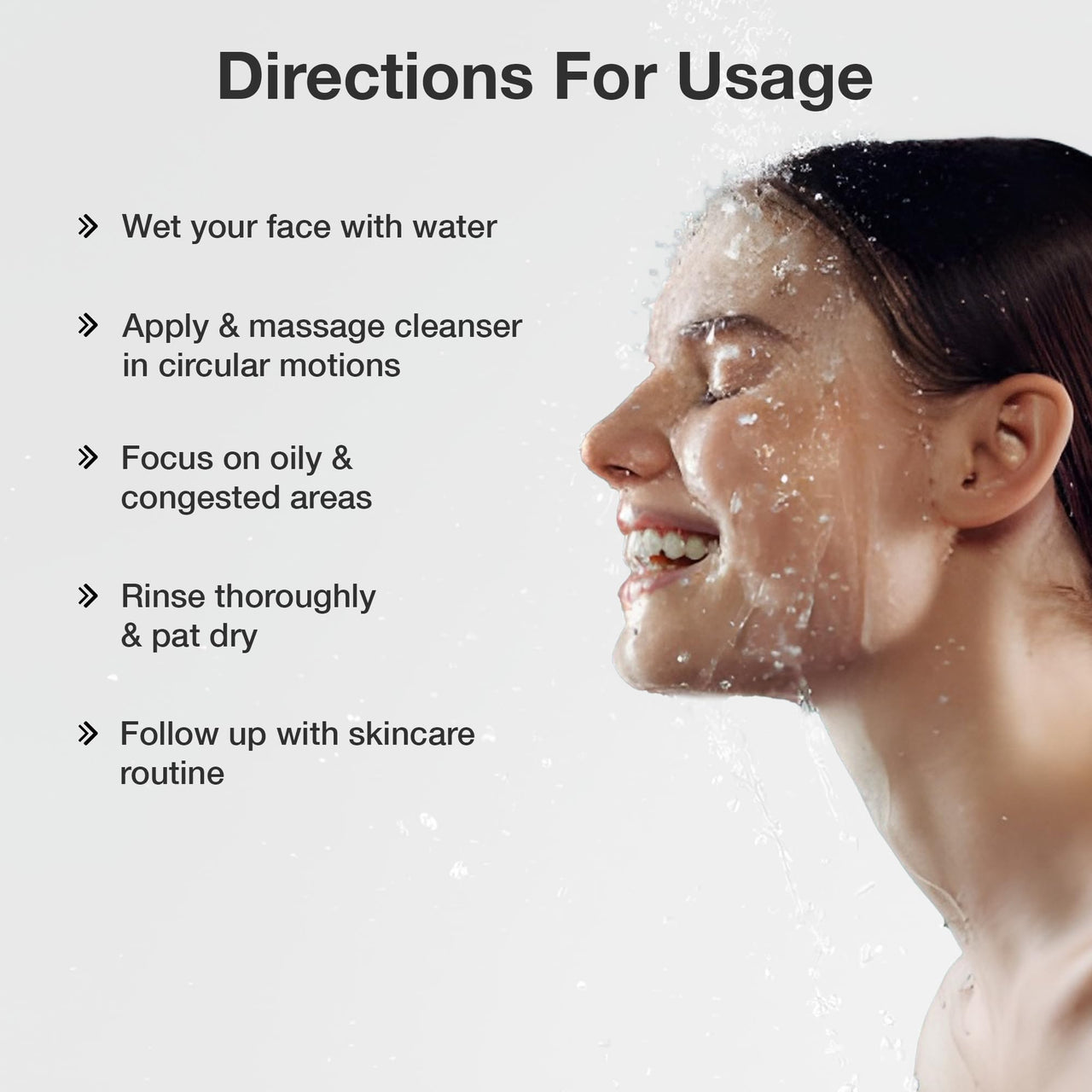 Cos-IQ Exfoliating Face Wash for Oily & Dry Skin | 2% Salicylic Acid BHA & 10% Glycolic Acid AHA | Sulphate-Free Anti-Acne Face Cleanser for Acne, Pimples, Skin Brightening, Dirt & Oil Control | 100ml