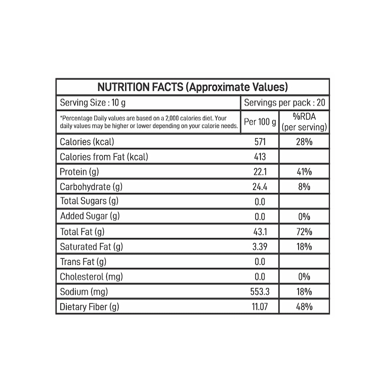 Gourmia Roasted Almonds Sour Cream Onion 150g