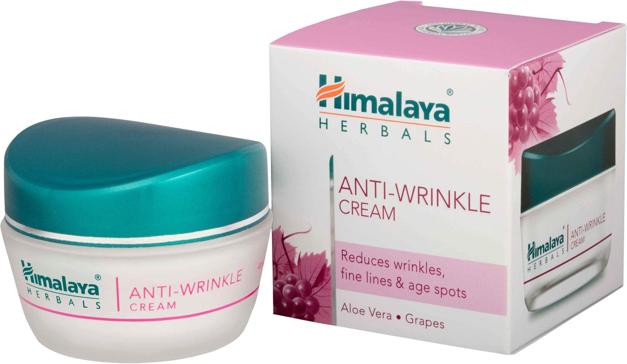 Himalaya Wellness Foot Care Cream | Moisturizes and Soothes Feet |, 50gm and Himalaya Herbals Anti-Wrinkle Cream, 50g