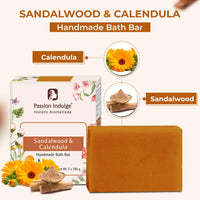 Passion Indulge Sandalwood Handmade Bath Soap PACK OF 3 (Each 100 gm)