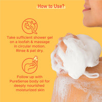 PureSense Vitamin C + Niacinamide Grapefruit Squeeze Body Wash Shower Gel | Deeply Cleans | Soft & Youthful Skin | Evens Skin Tone | No Paraben | All Skin Types | For Men & Women | 310ml
