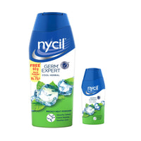 Nycil Cool Herbal Prickly Heat Talcum Powder, 150g (Cool Herbal 60g Free)