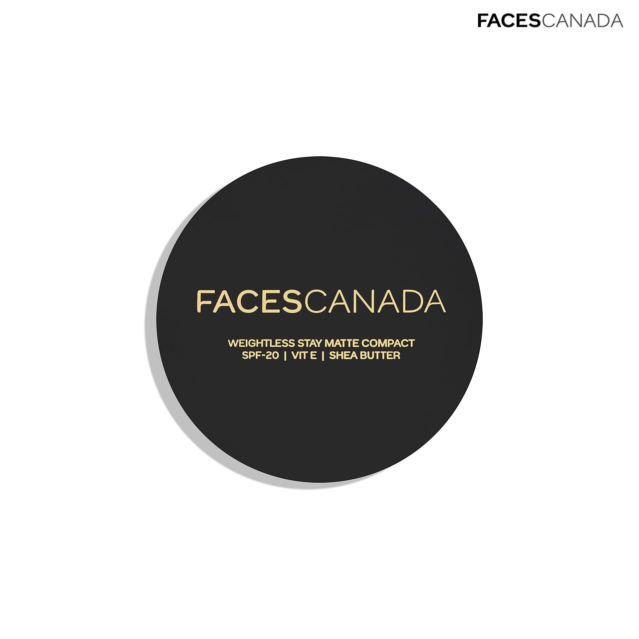 Faces Canada Weightless Stay Matte Compact Vitamin E & Shea Butter, Spf-20 Ivory 01, 9 g and Faces Canada Weightless Stay Matte Compact Vitamin E & Shea Butter, Spf-20 Natural 02, 9 g