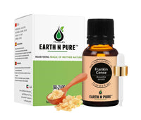 Earth N Pure Frankincense Essential Oil (Loban Oil) Undiluted, Natural and Therapeutic Grade with Glass Dropper -15 ml
