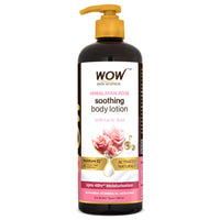 WOW Skin Science Himalayan Rose Body Lotion For Light Hydration - Normal To Oily Skin - with Rose Water, Beetroot Extract - 400mL