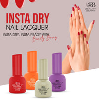 BEAUTY BERRY INSTA DRY NAIL LACQUER WITH FRENCH FORMULA 13ML. (BERRY-47, 1)
