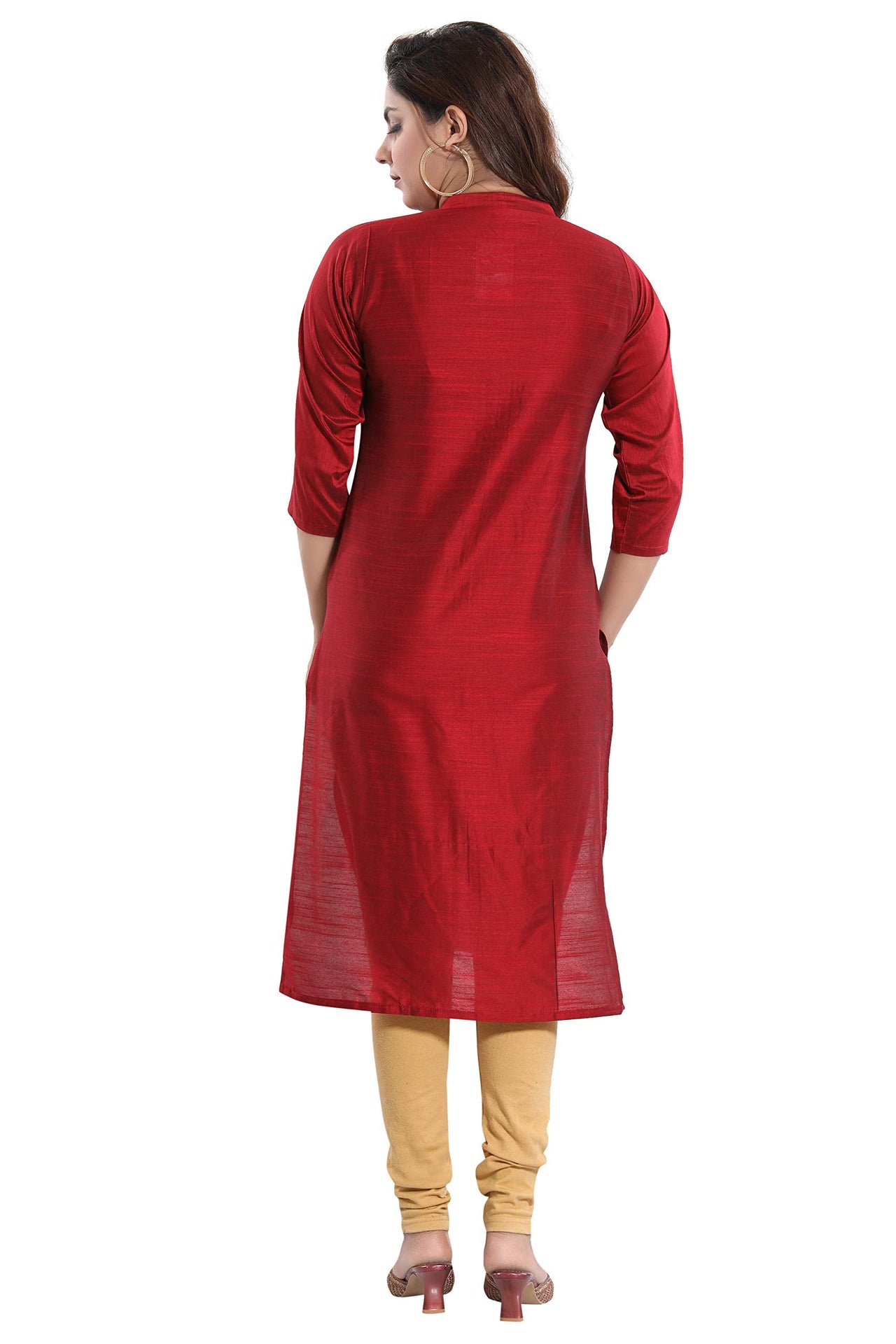 DREAM & DZIRE Women's  Silk Straight Kurti for All